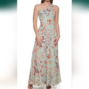Eliza J Women's Sleeveless Printed Gown Style Dress